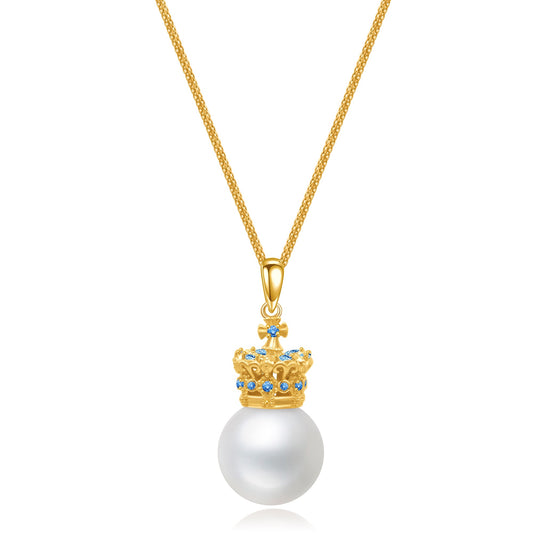 Nour Pendant - 12mm AAAA Edison Pearl