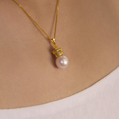 Nour Pendant - 12mm AAAA Edison Pearl