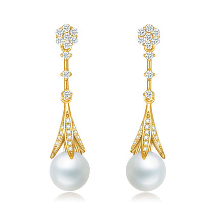 Chloris Earrings - 8mm Pearl Your Way