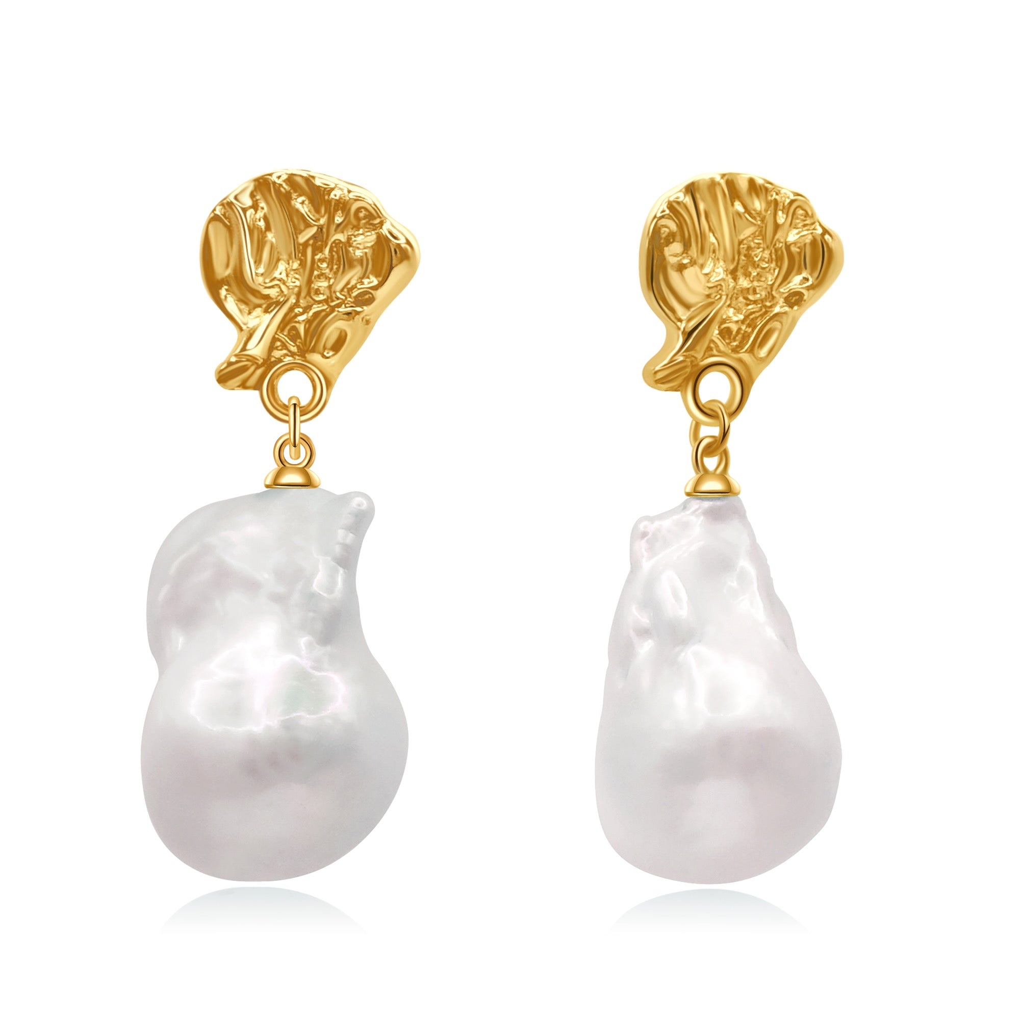 Factory AAA quality high luster baroque earring