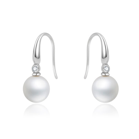 Grace Earrings - 8mm AAA Japanese Akoya Pearls