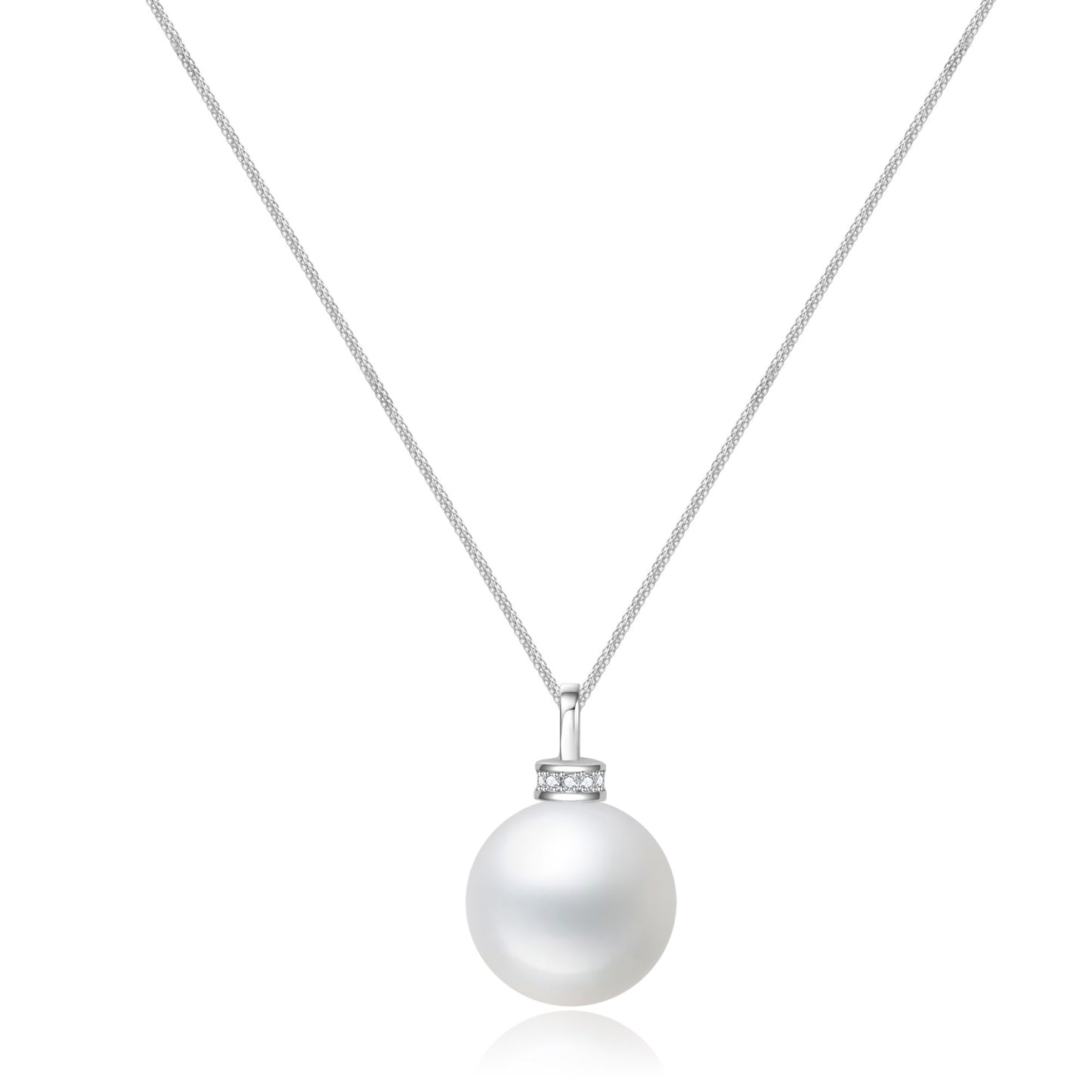 Grace Pendant - 12mm AAAA Edison Pearl