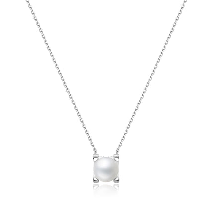 Isabella Pendant - 8mm AAAAA Freshwater Pearl